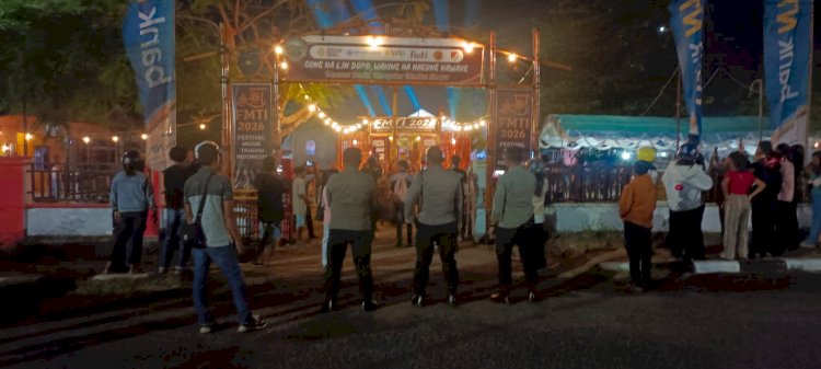 Pengamanan Polres Sikka Berjalan Optimal, Festival Musik Tradisi Indonesia 2026 Berlangsung Kondusif