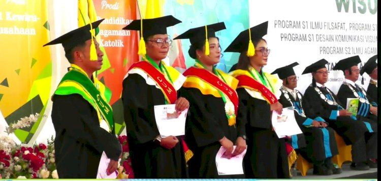 Di Balik Sukacita Wisuda 357 Mahasiswa IFTK Ledalero, Polres Sikka dan Polsek Nita Waspadai Potensi Gangguan Kamtibmas