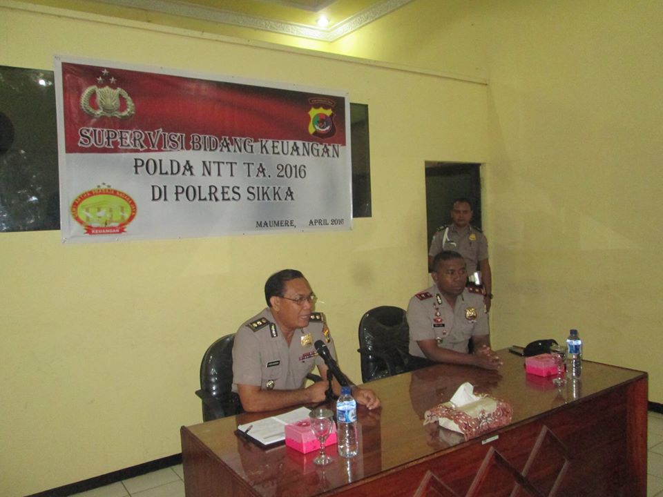 BIDKEU POLDA NTT SUPERVISI DI POLRES SIKKA