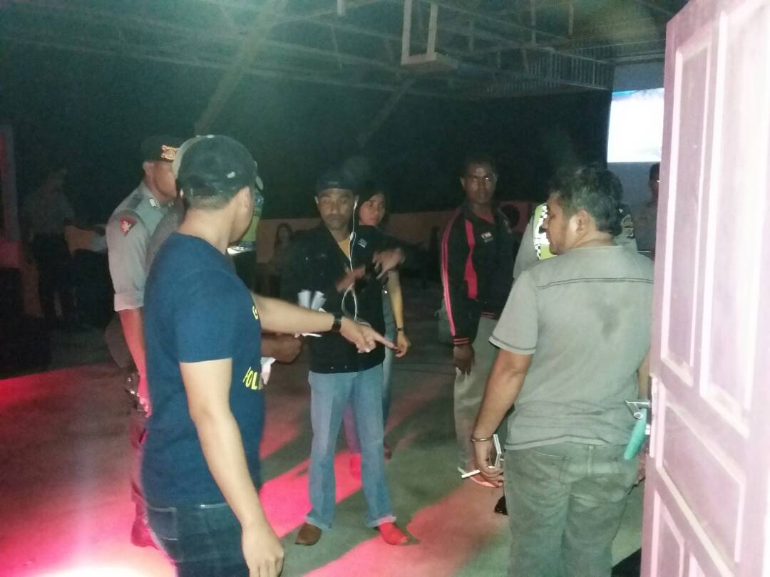 3 Pemandu Lagu Tanpa Dokumen Identitas Diri Terjaring Razia Operasi Pekat Polres Sikka