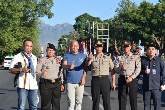 Chairman TDF Primus Dorimulu : Terima Kasih kepada Polres Sikka yang Sudah Melakukan Pengamanan TDF 2017 di Sikka