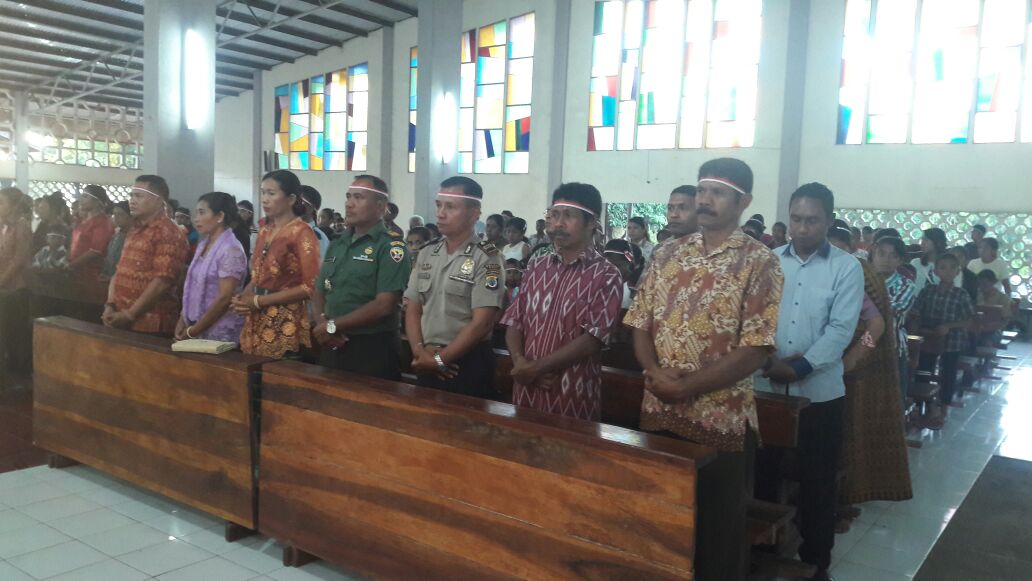 3 Pilar Kecamatan Waigete Hadiri Ibadah