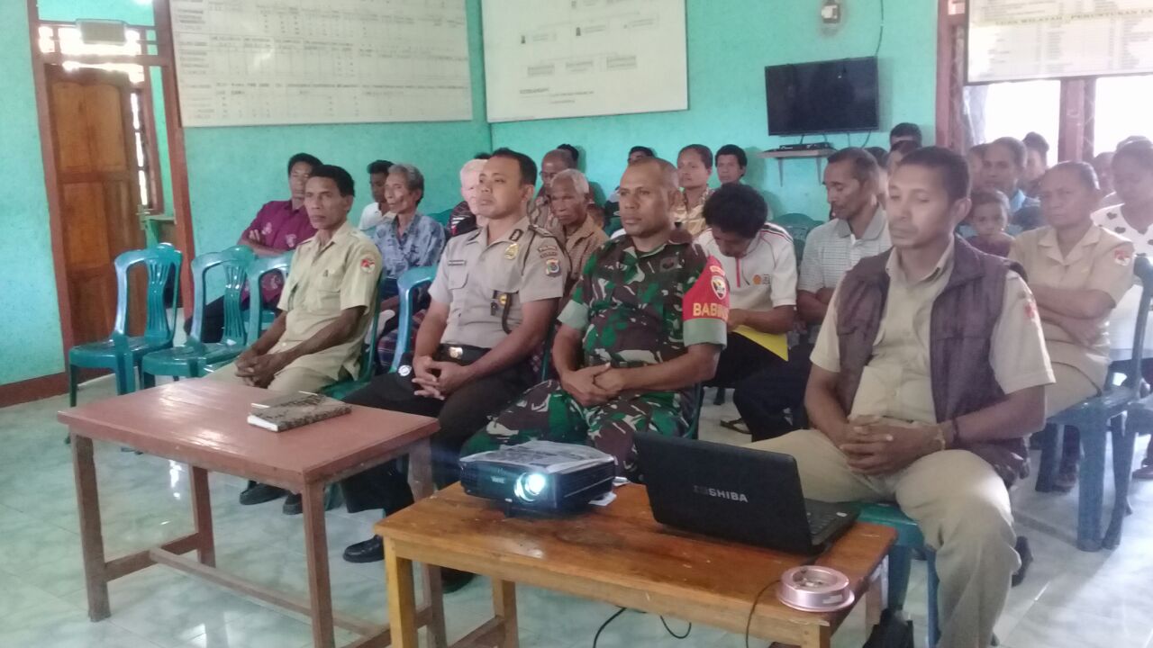 Polsek Kewapante Dukung Pembentukan Kadarkum dan Lembaga Adat di Desa Seusina