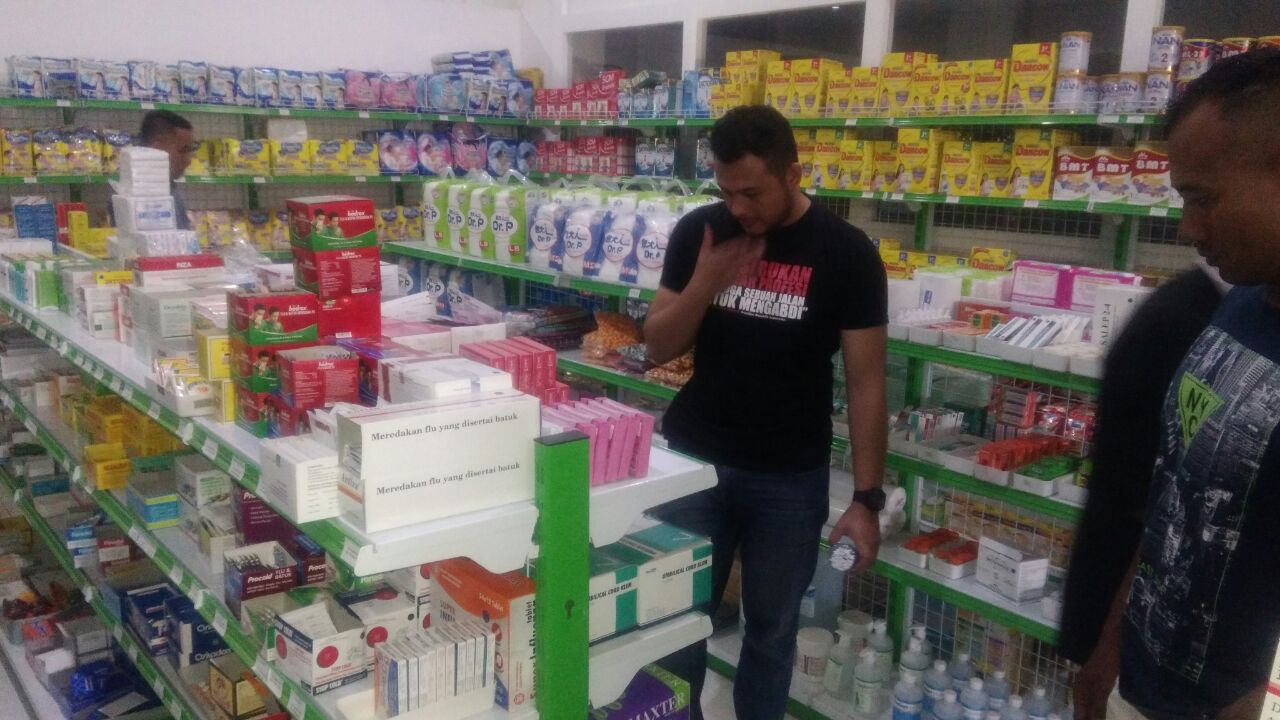 Satresnarkoba Polres Sikka Razia Obat Ilegal PCC di Sejumlah Apotek dan Toko Obat