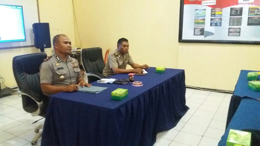 Jelang Pilkada Sikka 2018, Wakapolres Sikka Pimpin Rapat Pembentukan Tim Sispam Kota