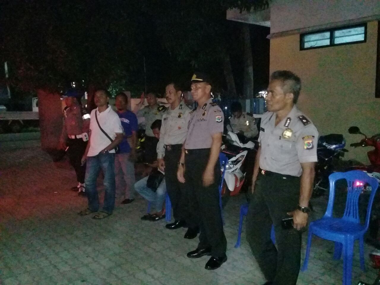 Polres Sikka Amankan Kegiatan Natal Bersama dan KKR dari Jemaat GBI Rock Maumere