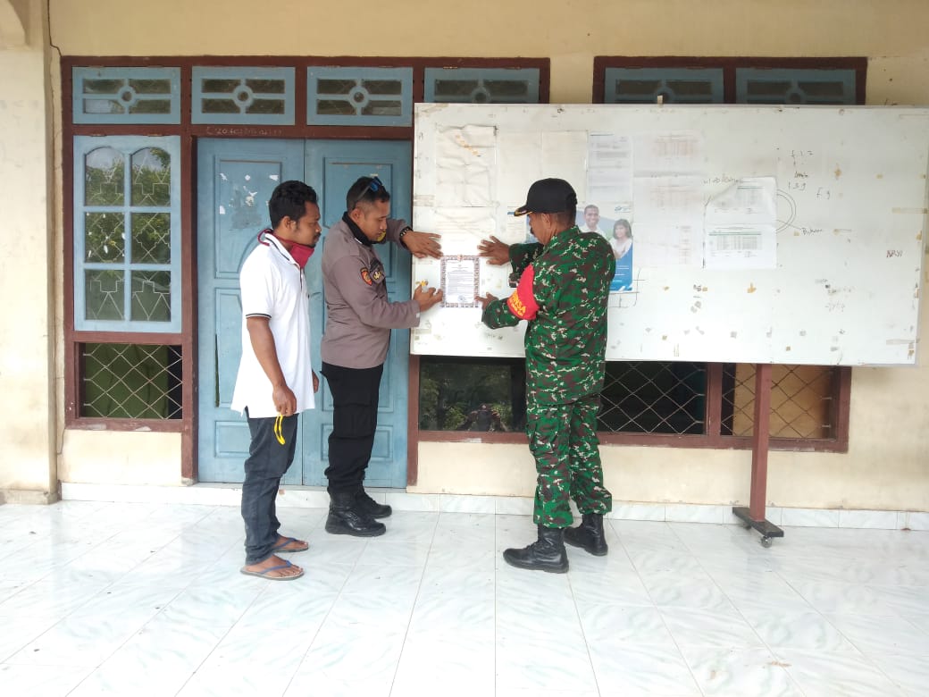 Peduli Terhadap Warga, Bhabinkamtibmas Polsek Kewapante Sampaikan Maklumat Kapolri Dan Himbauan Pemerintah Ke Warga Binaannya